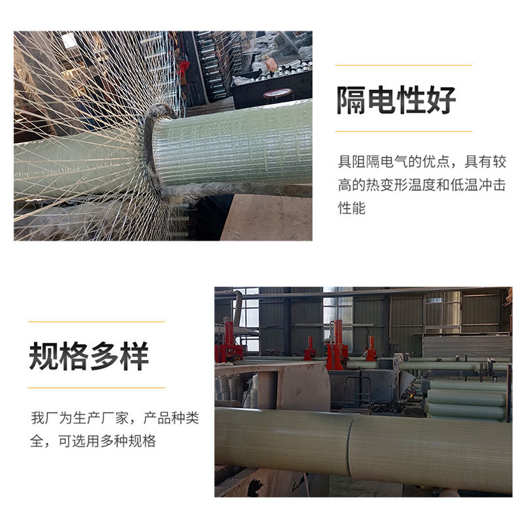 Glass fiber reinforced plastic wrapped pipes, BWFRP wrapped power cable protection pipes, buried water transmission and sewage sand pipes