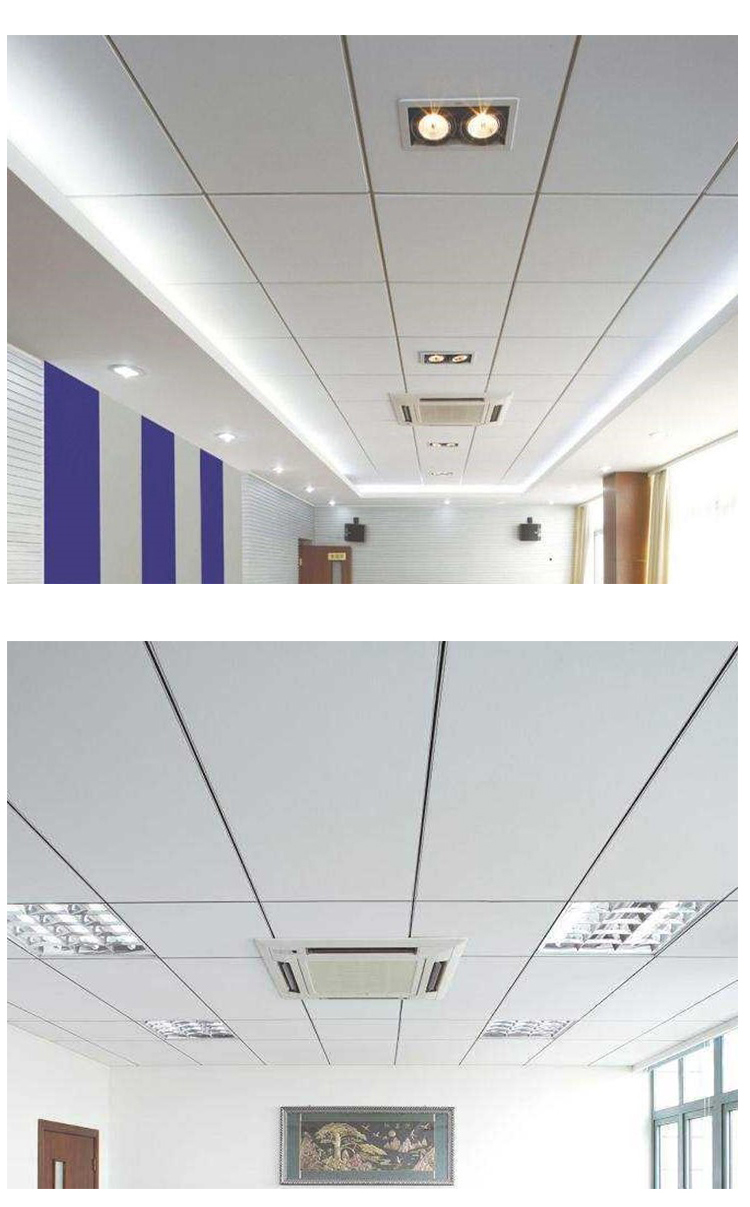 Ceiling glass fiber rock wool sound-absorbing board mineral wool sound-absorbing rock wool board Meichuang