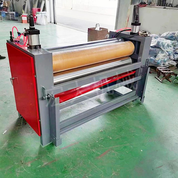 Woodworking adhesive coating machine PVC board density board acrylic board film rolling adhesive machine grand production