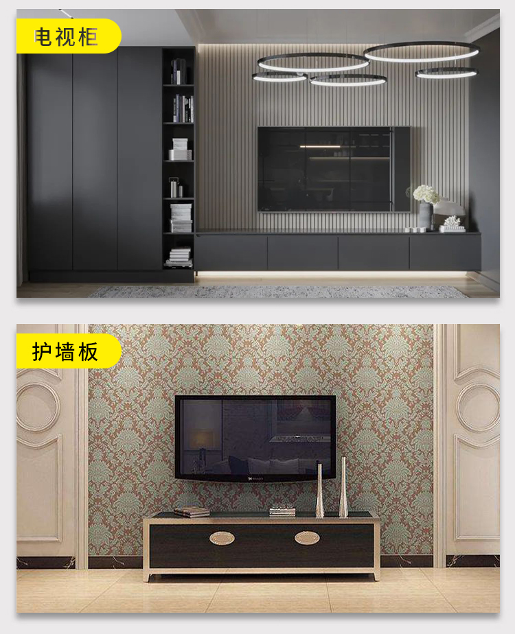 Customized wardrobe with diverse styles throughout the house, modern and minimalist design style of Xinfeida