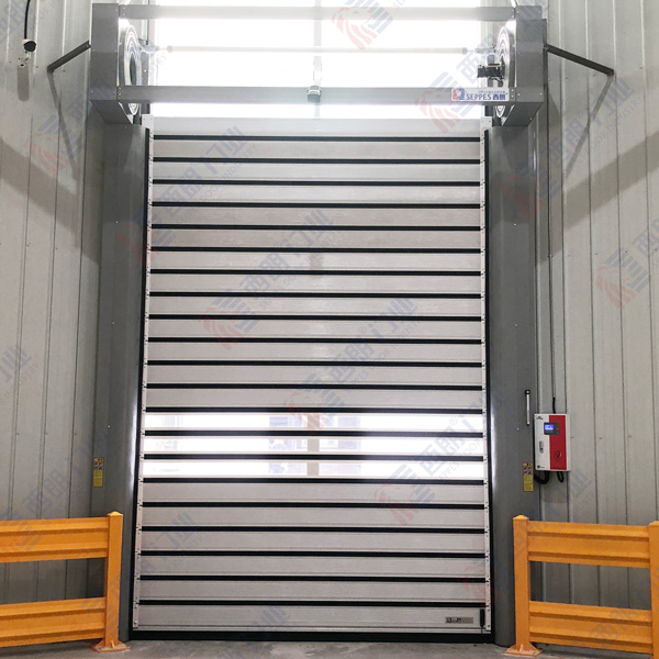 Closed environmental protection, pressure difference maintenance, gas film building, hard fast door, waste disposal site, turbine high-speed door