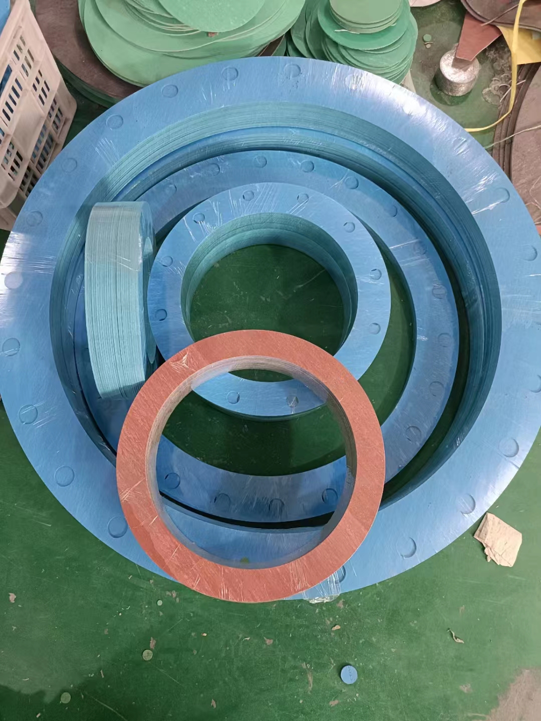 Shengzhang energy-saving, high and low pressure resistant asbestos gasket, oil resistant rubber sealing gasket can be customized and supplied