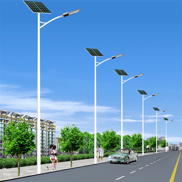 6-meter outdoor solar street light 60W new rural construction lighting Led community square lighting