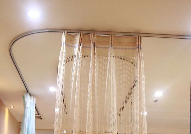 Ward fireproof, flame-retardant, antibacterial, and fade-resistant curtains provided by home medical partition curtains