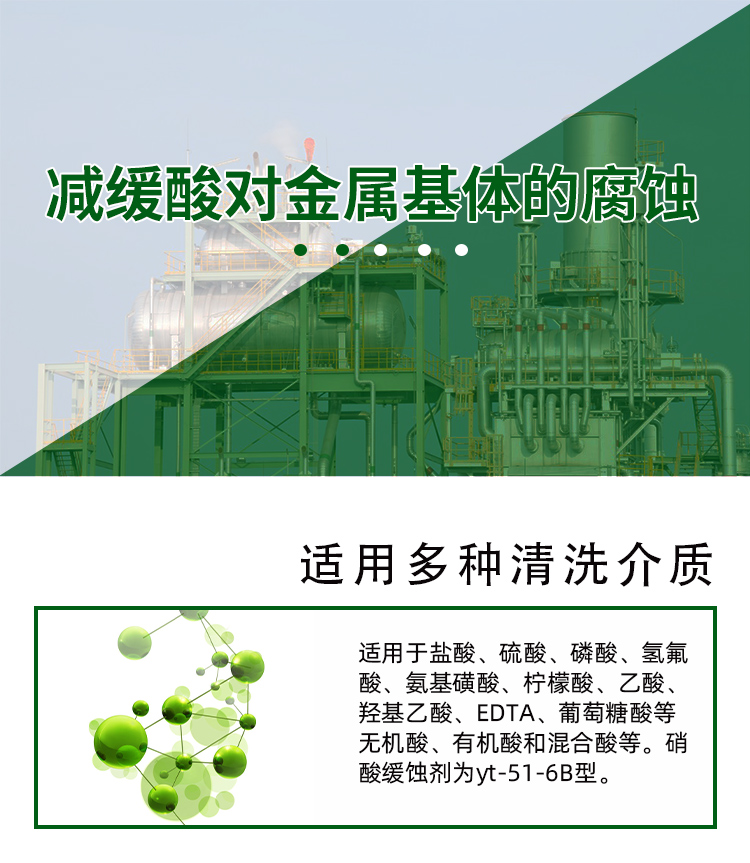 Hydrochloric acid sulfuric acid cleaning and corrosion inhibitor for industrial scale removal, special anti-corrosion cleaning, and high efficiency of acid cleaning without damaging metals