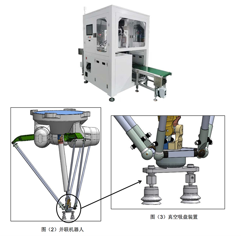 Mechanical gripper automatic packing machine, spider hand packing system, Noble packing and stacking production line