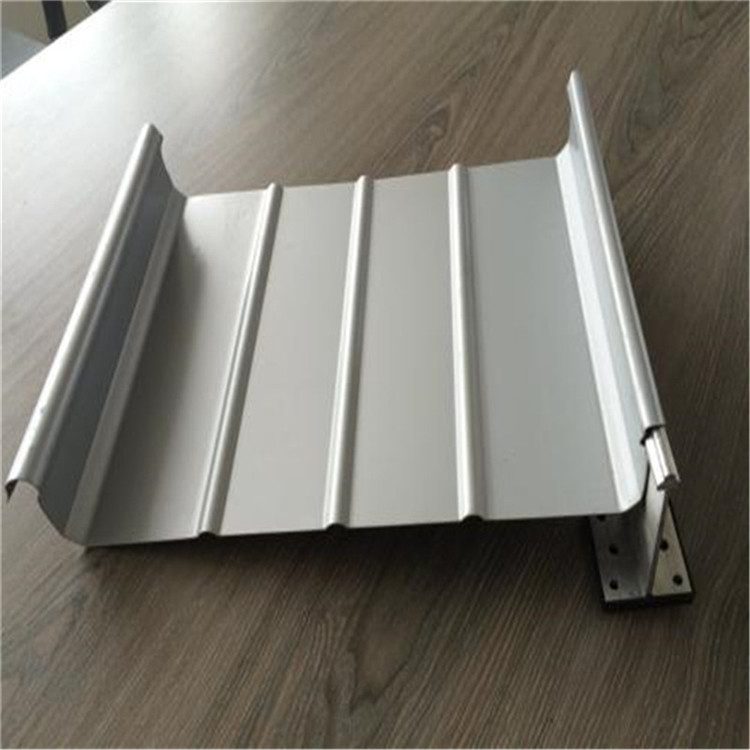 Colored aluminum magnesium manganese board roof vertical lock seam pressed aluminum alloy board YX65-330