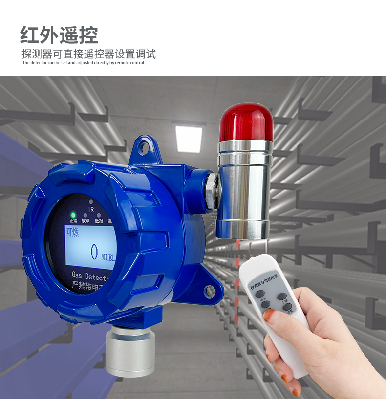 Toxic gas detection alarm industrial explosion-proof natural gas ammonia leakage detector concentration alarm host