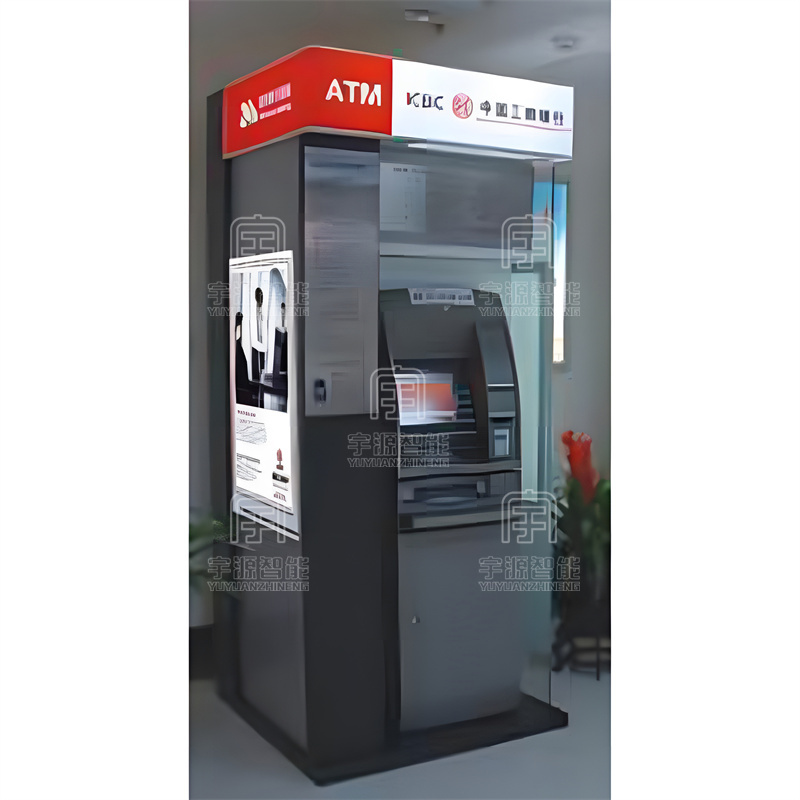 Supply Bank VI Indoor Self Service Bank Automatic Semi enclosed Lobby ATM Hood Customization