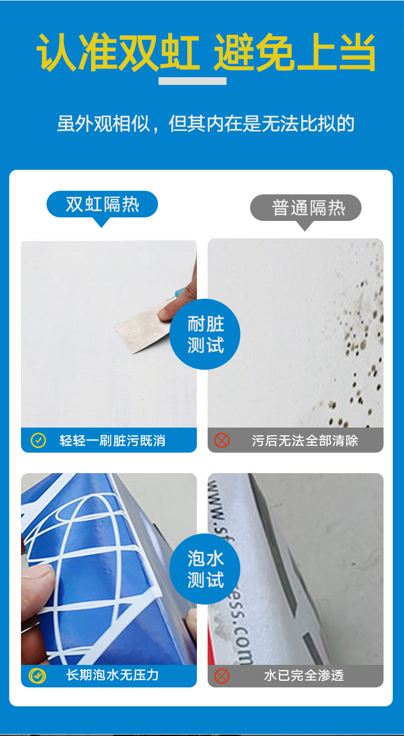 Manufacturer sells double rainbow aluminum based reflective and thermal insulation coating, anti radiation thermal insulation roof cooling coating