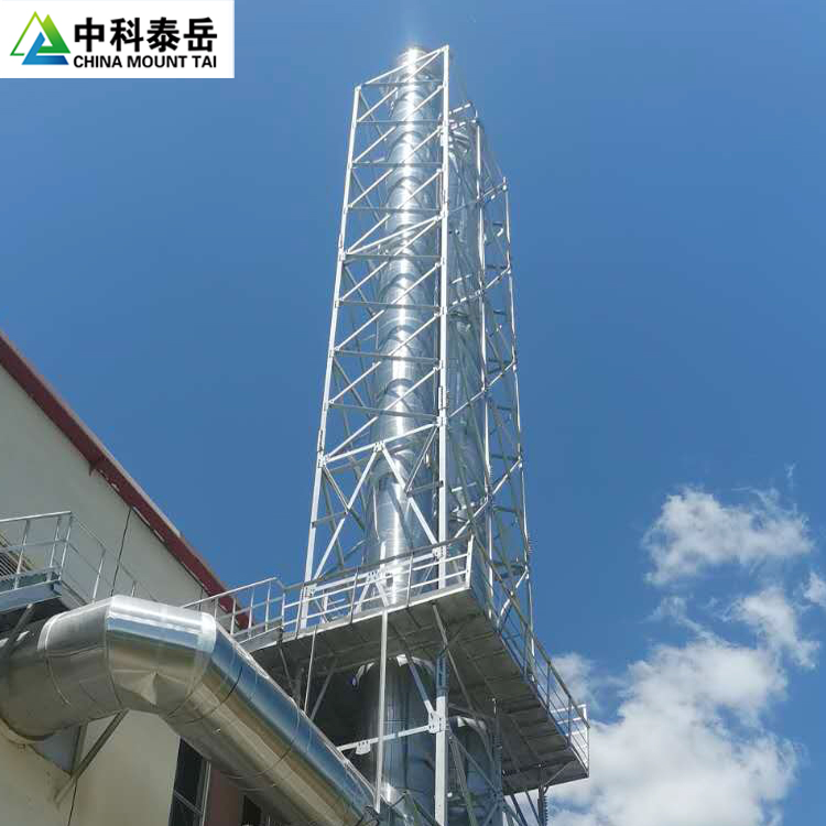 Zhongke Taiyue Angle Steel Chimney Tower, Glass Fiber Reinforced Plastic Chimney Tower, Industrial Tower Type Chimney Quality Assurance