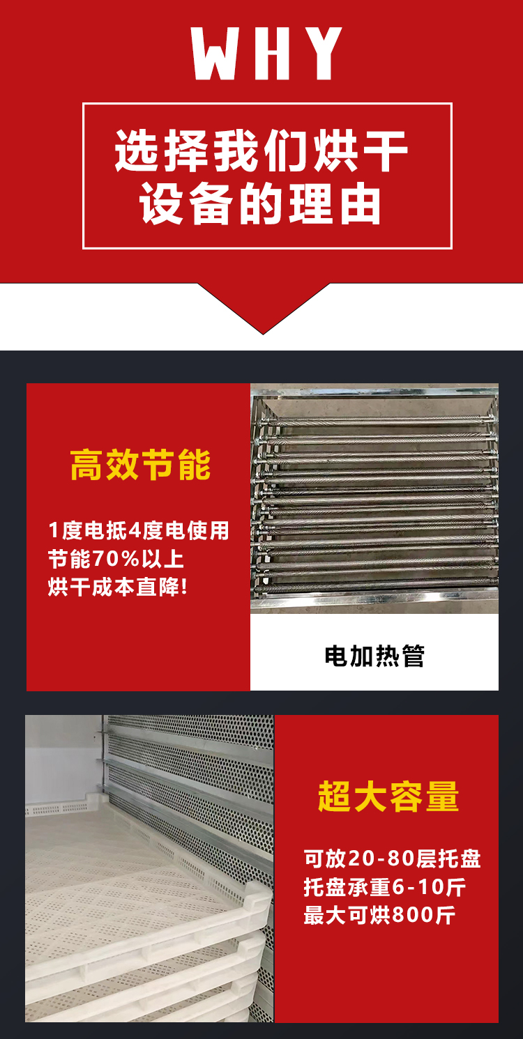 Small pepper drying oven Household vegetable drying room Electric heating electric oven Industrial drying room