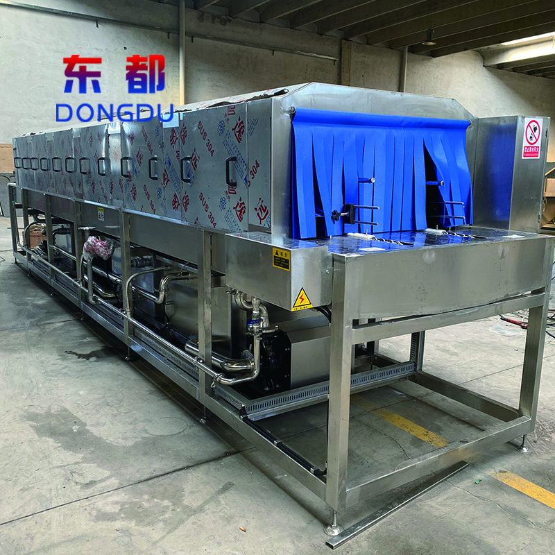 360 degree three-dimensional basket washing machine, Dongdu high-pressure spray turnover basket cleaning equipment, egg yolk basket, meat skewer basket cleaning machine