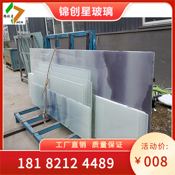 Customized silk and silk glass landscape painting, glass screen partition, landscape wall decoration, silk glass