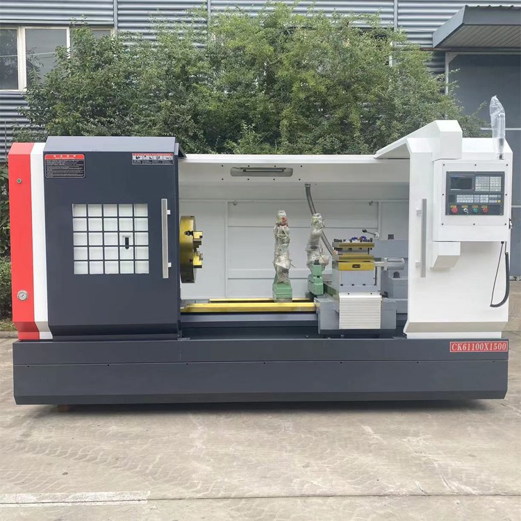 CK61100数控车床 导轨宽度加宽加重 液压三爪卡盘