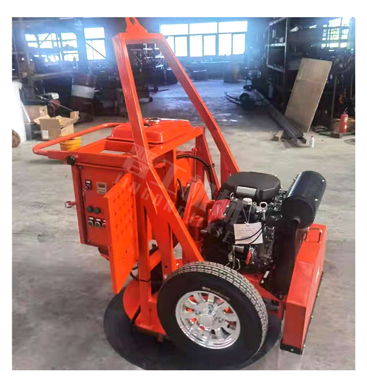 Fully automatic manhole cover cutting machine Municipal road circular small inspection well cutting machine