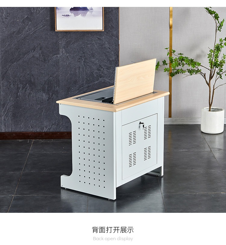 Zhongyue Bohua School Computer Room Flipped Computer Table Microcomputer Room Computer Training Table Multimedia Classroom New Type of Classroom Desk