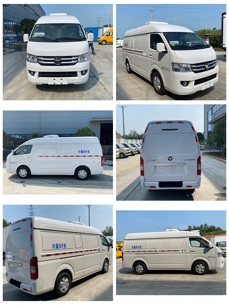 Guoliu Blue Brand Jinbei New Sea Lion Bread Refrigeration Truck Drug Cold Chain Truck Manufacturer Ice Cream and Ice Cream Delivery Truck