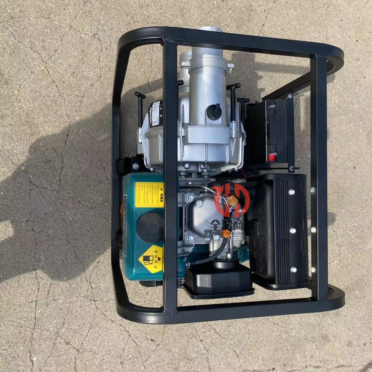 3-inch diesel sewage pump, self priming and self discharging mud pump, lightweight air-cooled 80mm drainage pump