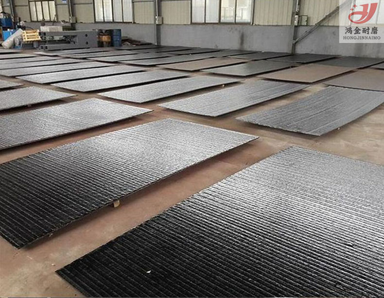 Bimetal wear-resistant steel plate, high wear-resistant coal bunker lining plate, 12+8 high chromium surfacing wear-resistant steel pipe composite steel plate, Hongjin