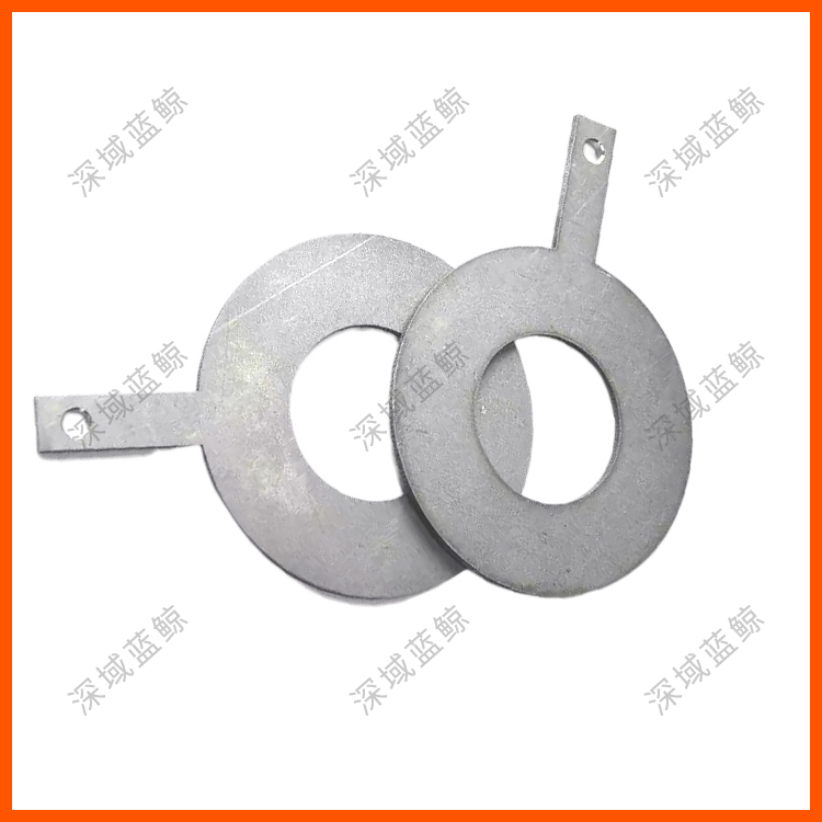 Customized tantalum grounding ring 2-3mm thick high-purity metal DN25 grounding ring processing