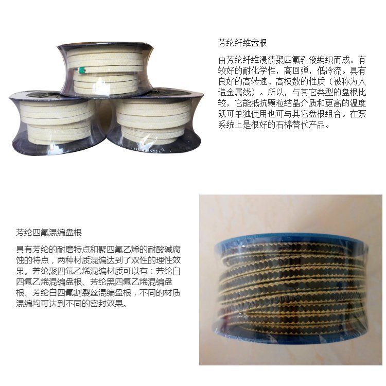 Haozheng sealing material 10mm aramid fiber packing plunger pump with sufficient supply of goods