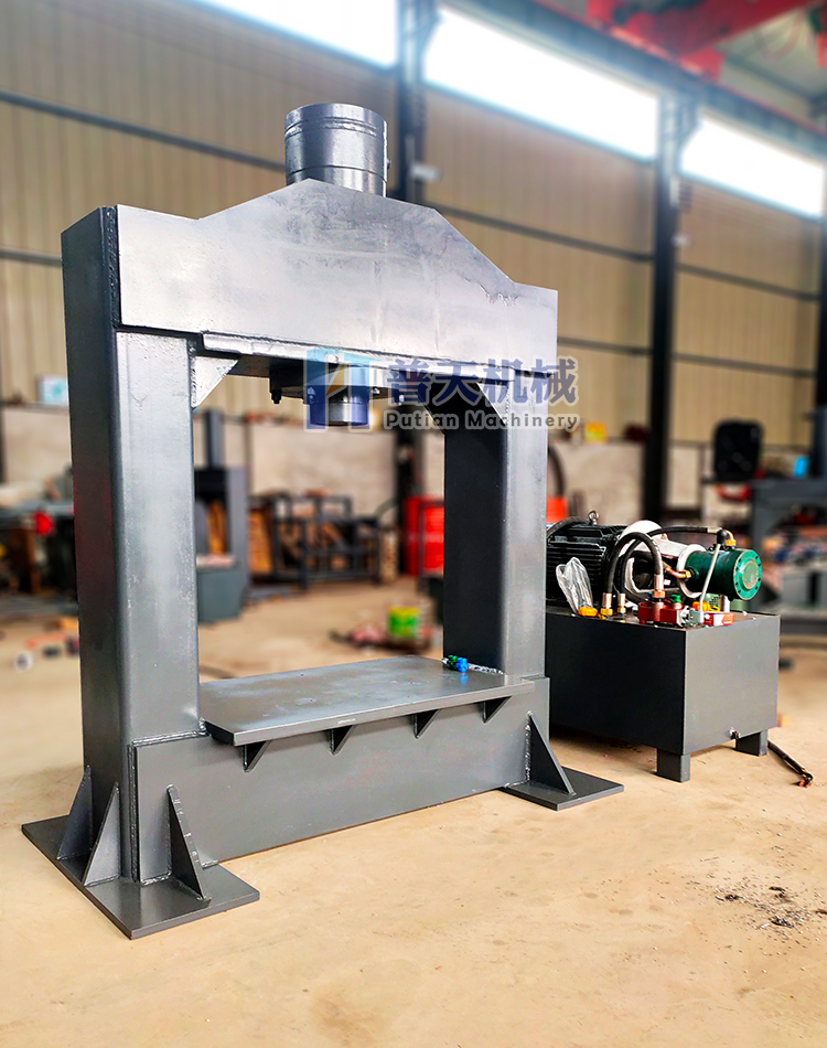 Putian hydraulic press manufacturer breaks through the motor shell, applies pressure to the magnetic field, and has multiple types of pressure heads, making it a versatile machine