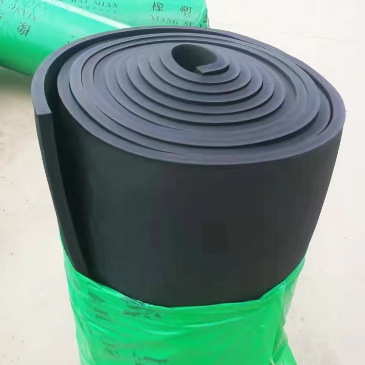 B1 grade rubber plastic insulation board, black flame-retardant sponge board, soundproof, high-density foam rubber plastic board manufacturer