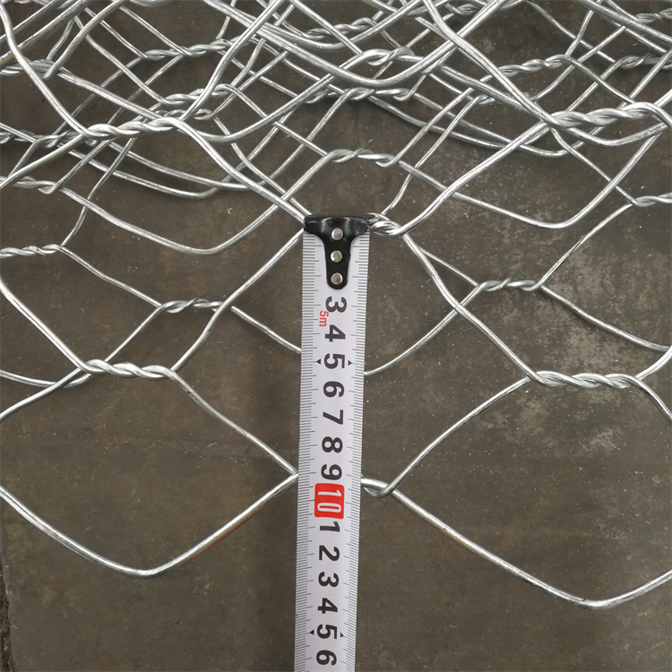 Runsheng Flood Control Gabion Mesh Cushion, Lead Wire Fixed Bin Cage, Pressure Differential 1170Mpa, Double Partition Renault Cushion