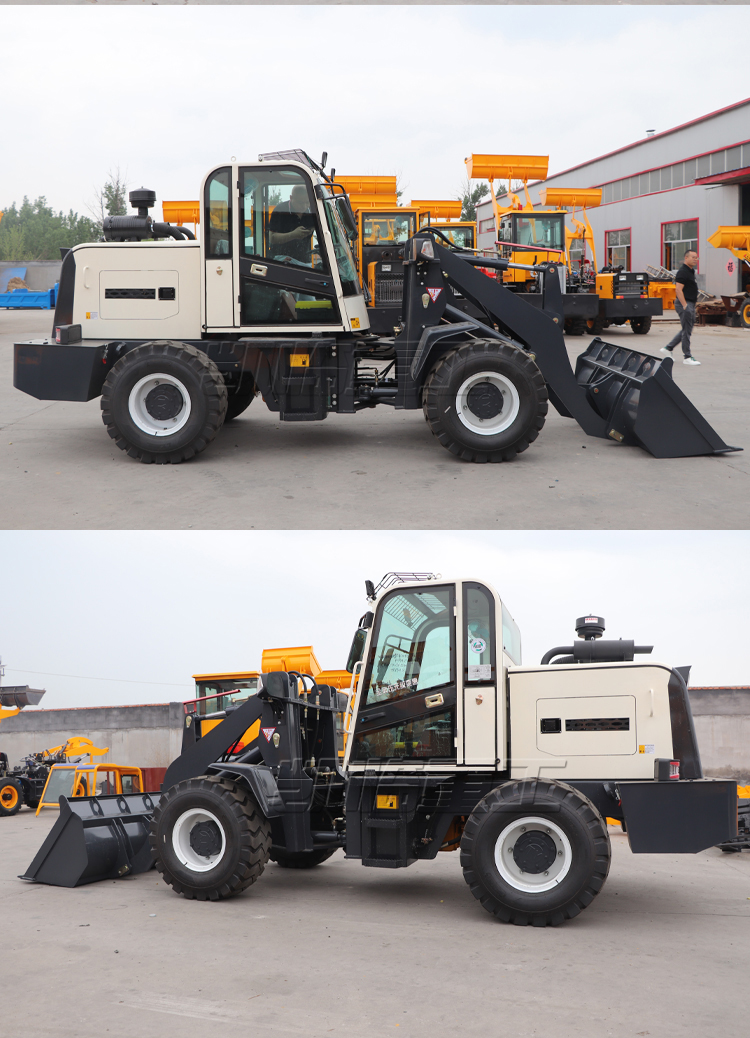 Forklift loader, four-wheel drive, small multifunctional construction engineering, 20 type diesel electric short legged tiger grabbing machine, agricultural use