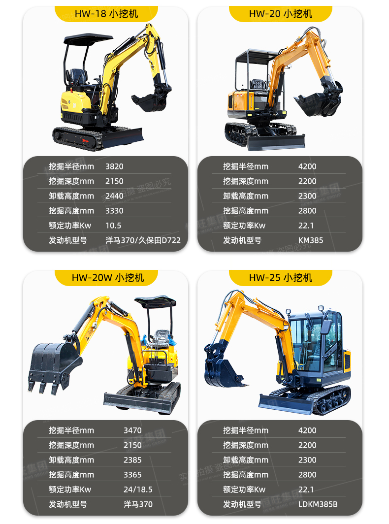 Crawler excavator for engineering construction Mini excavator 18S Mini hook machine for orchards and mountainous areas