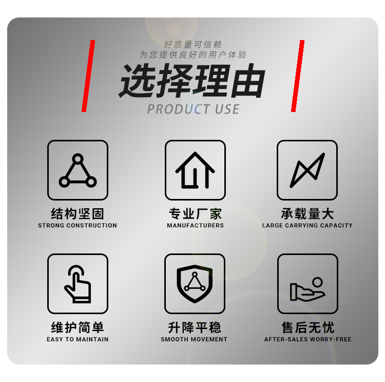 National door-to-door measurement of hydraulic elevators on the second, third, and fourth floors of residential elevators and villas