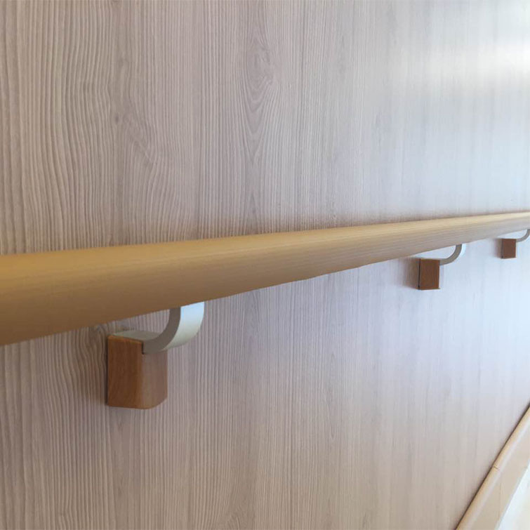 Corridor anti-collision handrail, NAKA wood grain color hospital, Japan Wall handrail, aisle door, entrance and exit handrail