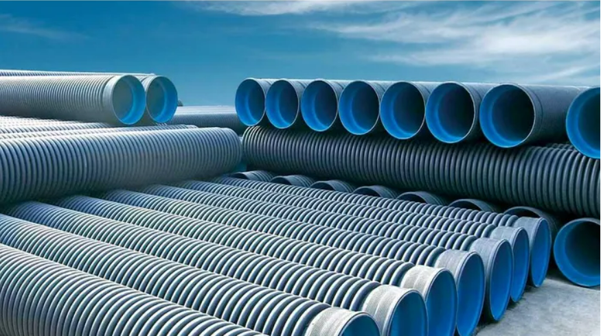 Jingze HDPE double wall corrugated plastic drainage pipe buried large diameter sewage pipe