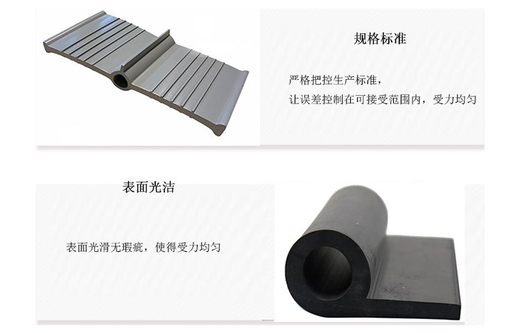 651 type rubber waterstop 651 type buried rubber belt 10MPA waterstop parts customized with wind generated water