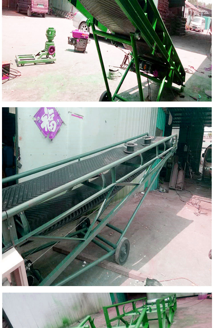 Small conveyor Ruibo conveyor belt manufacturing plant produces material transportation equipment