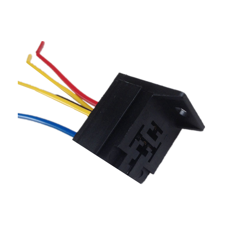 Xinchuangzhi 4141 40A automotive relay socket with backrest fixed socket automotive wiring harness