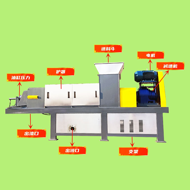 Starch containing cassava residue dehydrator, rubber residue press, rose beet washing wheat water separator