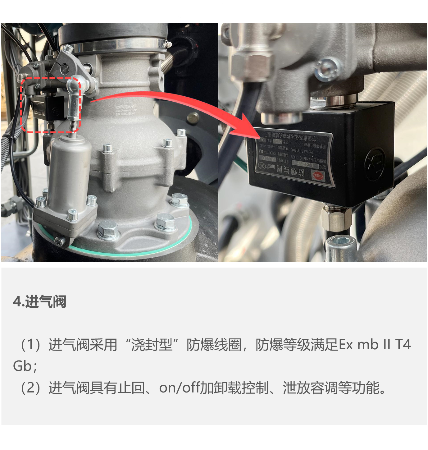 WEP11kw1.6m3 explosion-proof air compressor supplied by the manufacturer for natural gas refueling stations