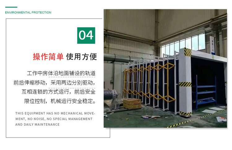 EPC of Mulan Waste Gas Treatment for Environmental Protection Equipment in Mobile Spray Painting Room Expansion Room of Foundry