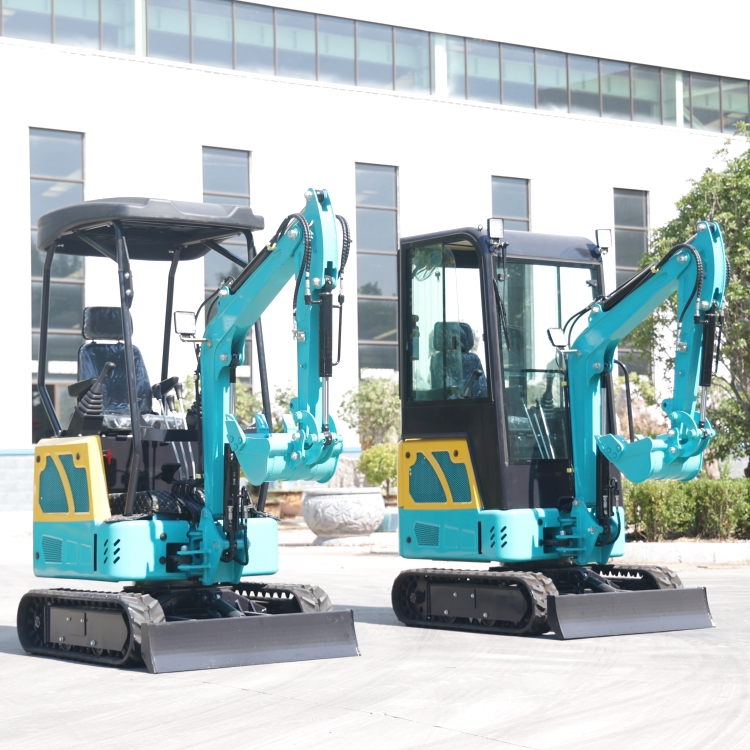 10 Small agricultural excavator orchard digging Excavator crawler excavator