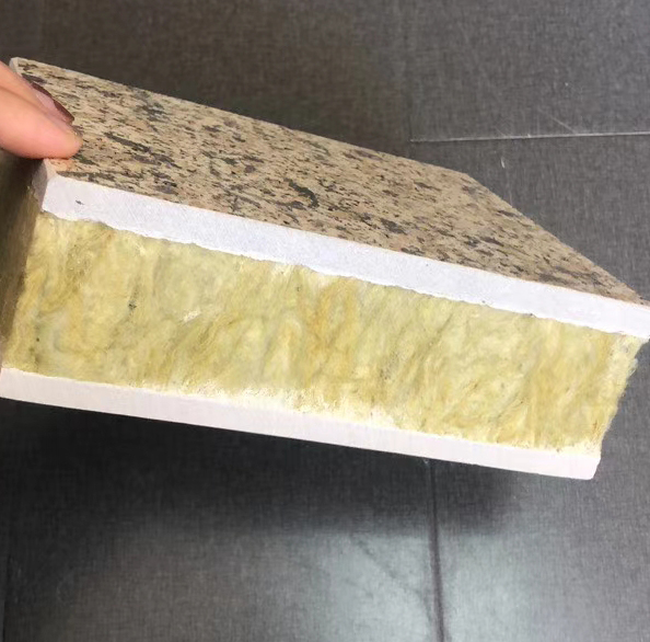 Exterior wall rock wool insulation and decoration integrated board, graphite polystyrene board, real stone paint board, insulation integrated board