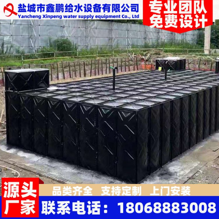 鑫鹏BDF抗浮地埋式水箱 一体化消防供水设备泵站厂家 免费勘察