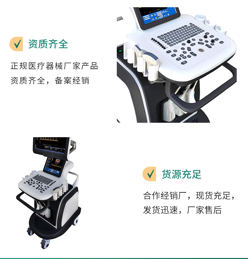 Kaier KR-S80 medical color ultrasound machine manufacturer's direct delivery cart type Doppler ultrasound diagnostic system