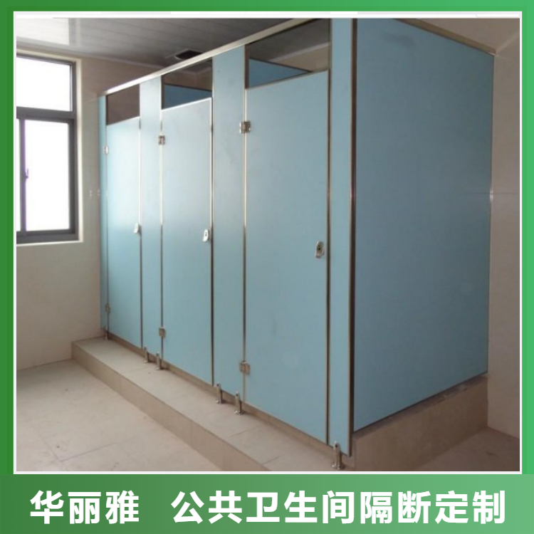 Hotel office building toilet partition, shopping mall public bathroom glass partition accessories, bathroom decoration project