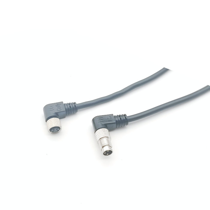 Aviation plug sensor M8 connector proximity switch connecting wire 3-core 4T small waterproof connector