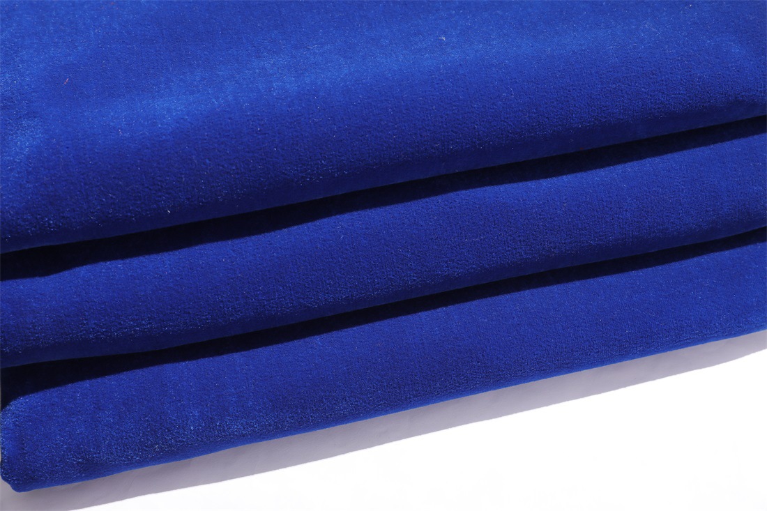 Velvet cut velvet fabric in stock wholesale stage curtains, flame retardant and fireproof, special fabric for large venues