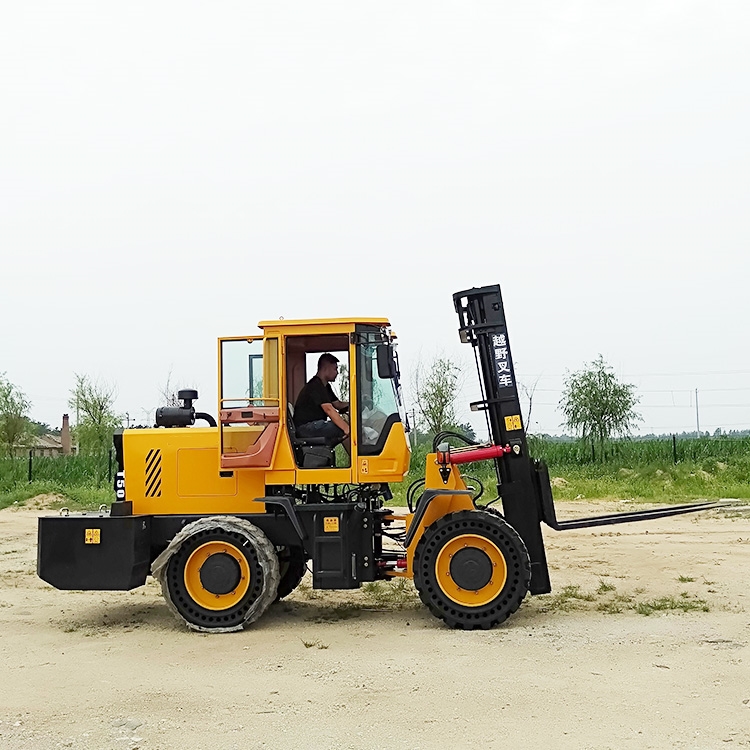 Storage and transportation using VOTE fuel forklifts, side moving high-level forklifts, four-wheel drive off-road forklifts