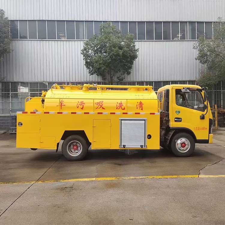 Shenhu brand HLQ5071GQWE6 Dolika National VI high-pressure cleaning and suction truck, 5-way suction truck, factory price sales