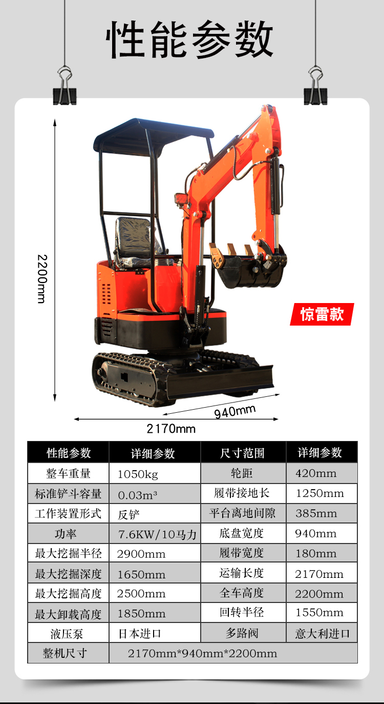 Small excavator, loose cement ground, mini Excavator, farm hook, Kaidiwo